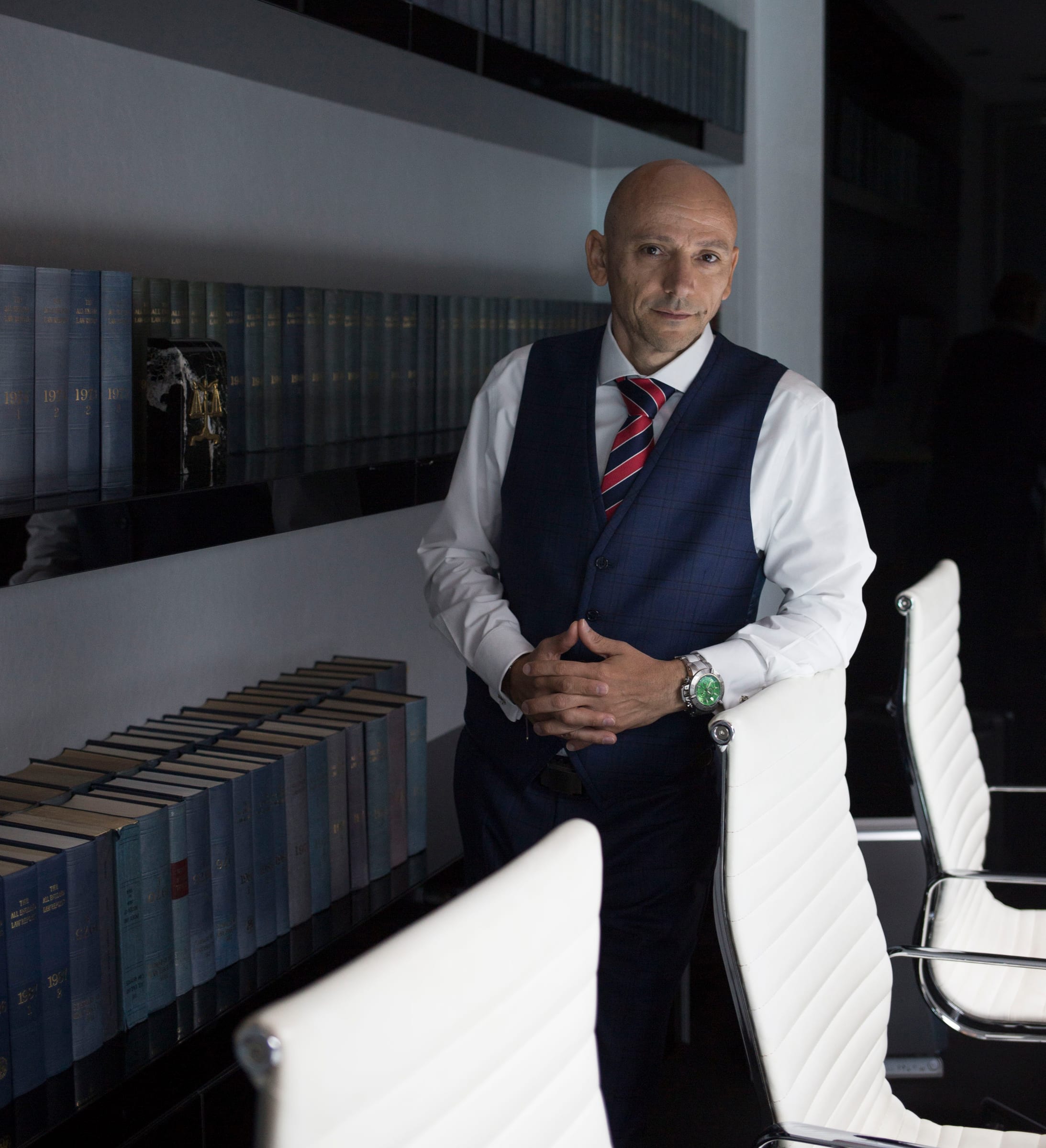 Christophoros Christophi in the firm's legal library